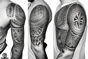 Half sleeve tattoo idea
