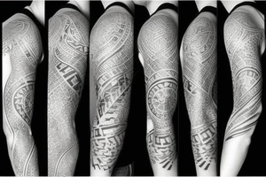 Half sleeve tattoo idea