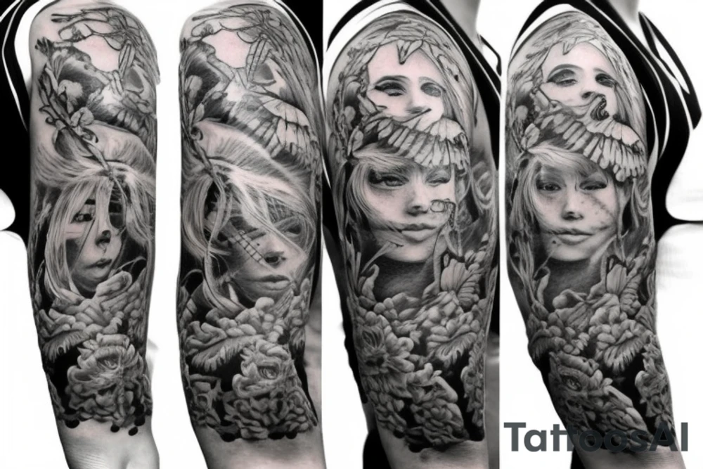 Half sleeve texas tattoo idea