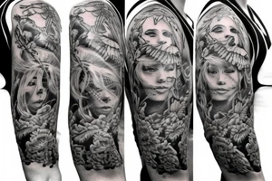 Half sleeve texas tattoo idea