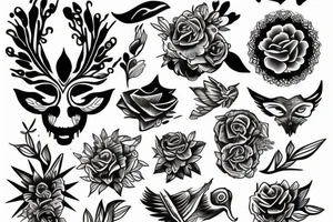 Shoulder outdoor tattoo idea