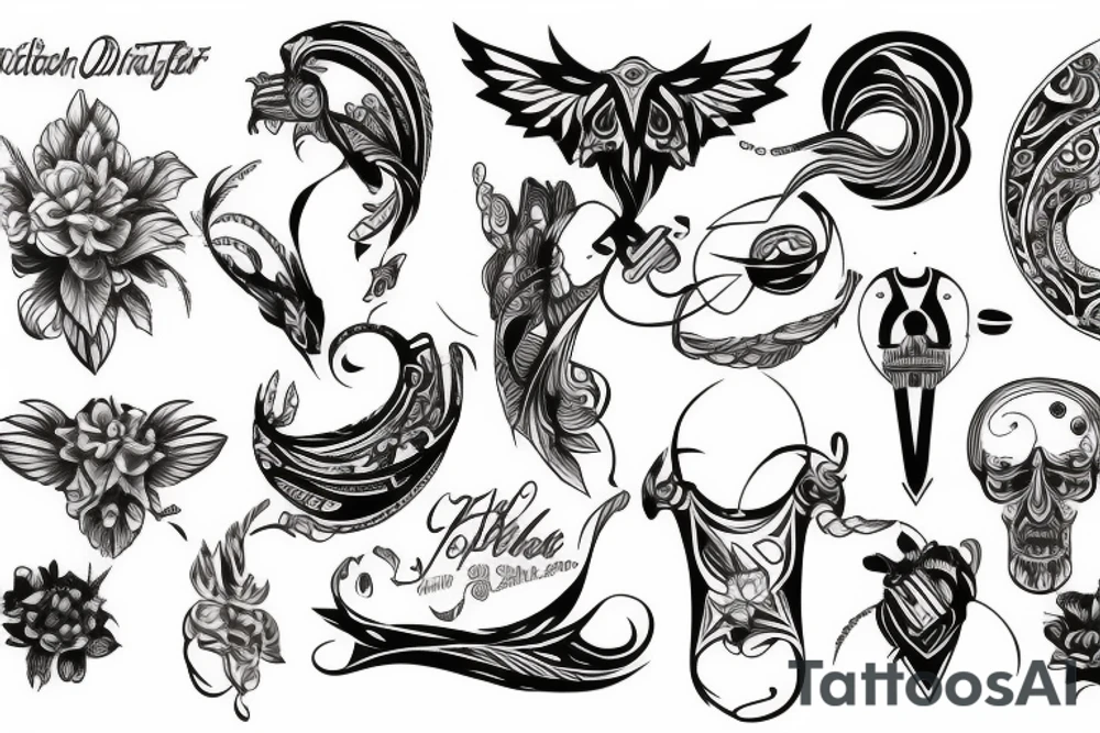 Shoulder outdoor tattoo idea