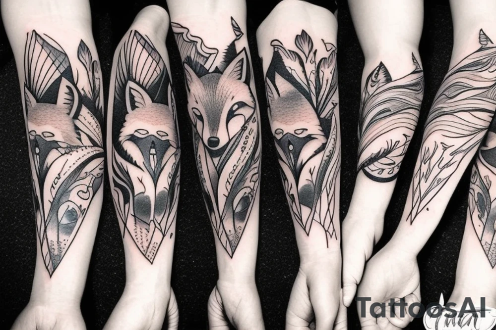 usual fox tattoo idea