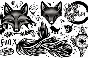 fox tattoo idea