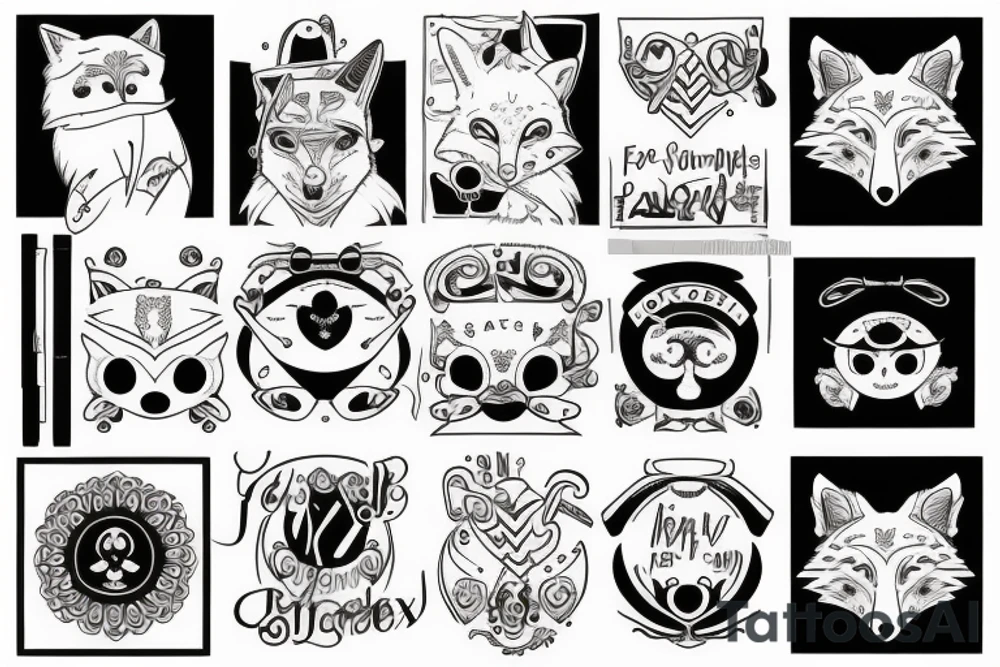 fox tattoo idea