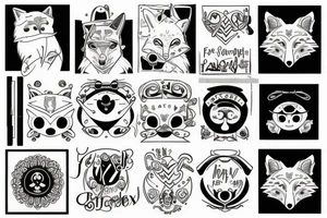 fox tattoo idea