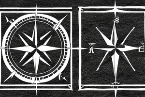 lion, compass rose, year 1979, Amsterdam crosses, tattoo idea