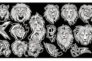 Lion tattoo idea