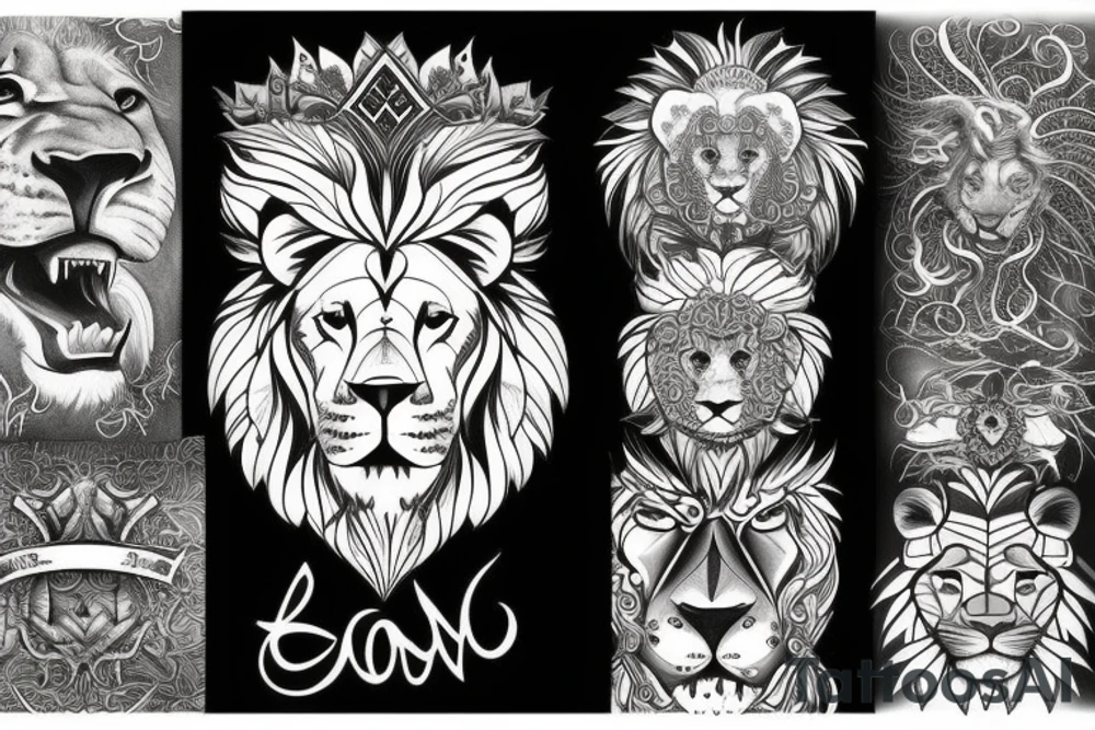 Lion tattoo idea