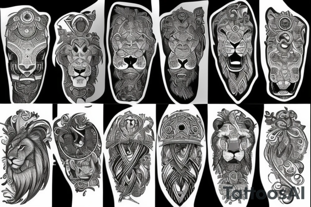 Lion tattoo idea