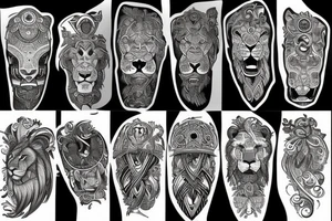 Lion tattoo idea