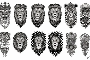Lion tattoo idea
