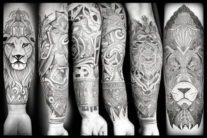 Lion tattoo idea