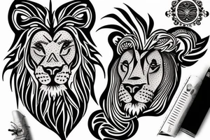 Lion tattoo idea