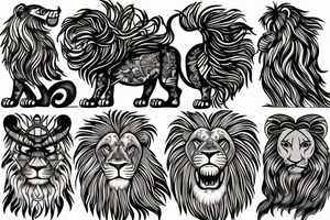 Lion tattoo idea