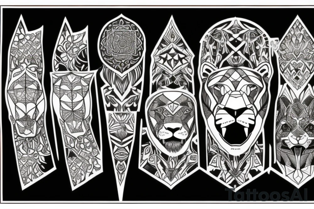Lion tattoo idea