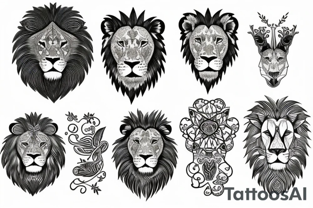 Lion tattoo idea