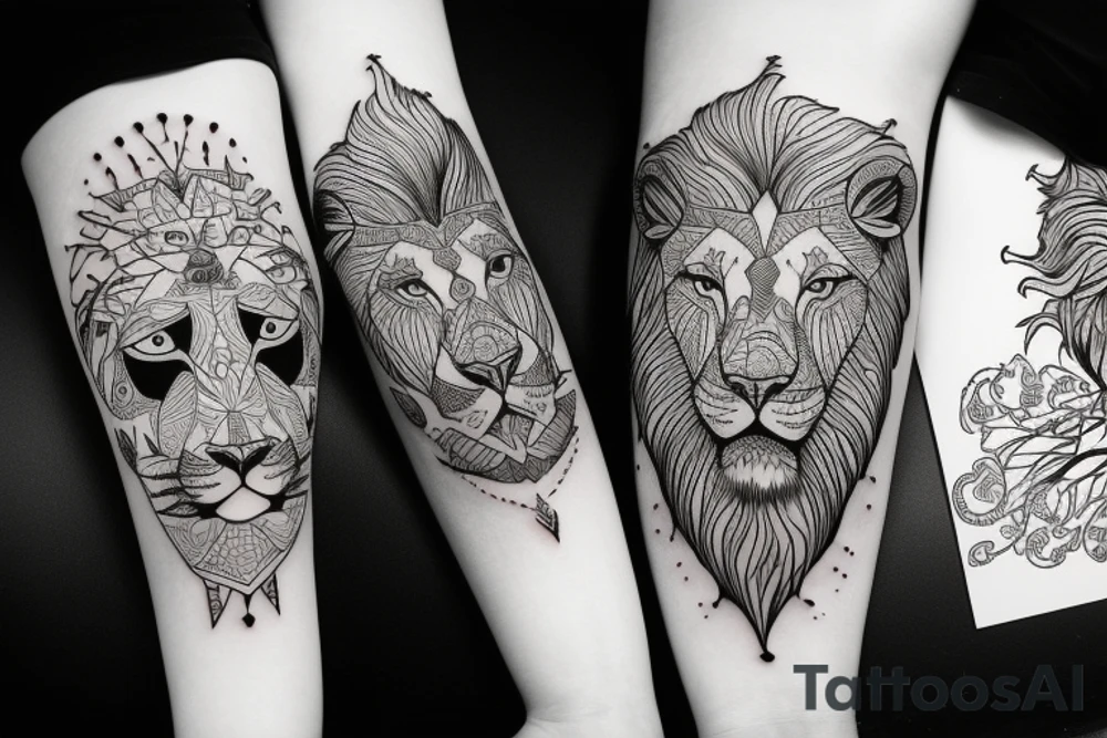 Lion tattoo idea