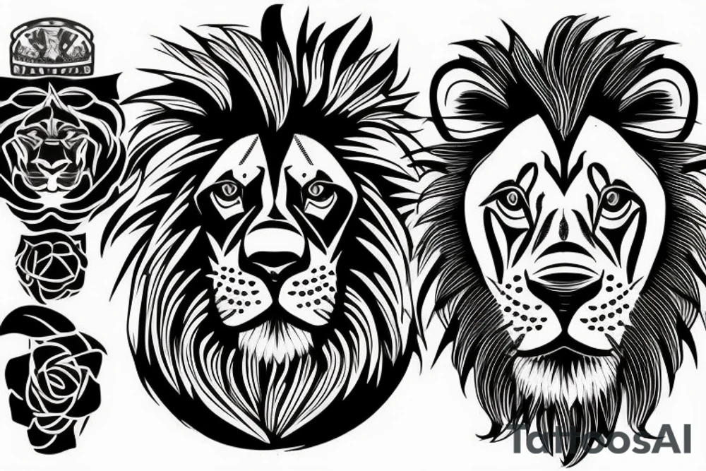 Lion tattoo idea