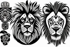 Lion tattoo idea