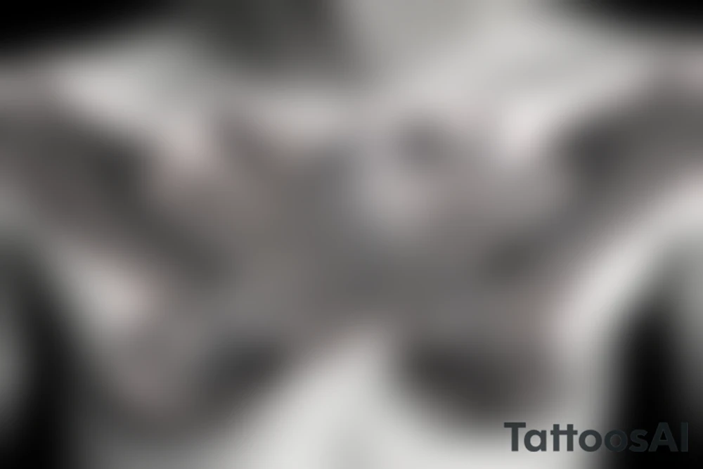 Phoenix spreading wings and rising from ashes Chest Tattoo Male tattoo idea