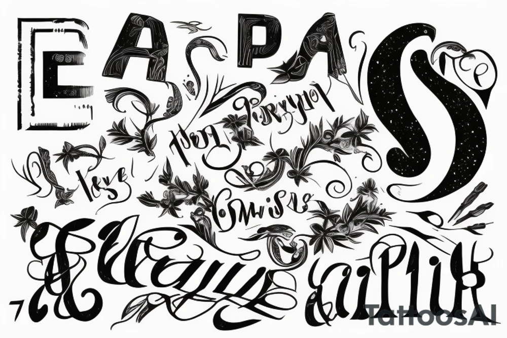 The following letters but intertwined:
JMR tattoo idea