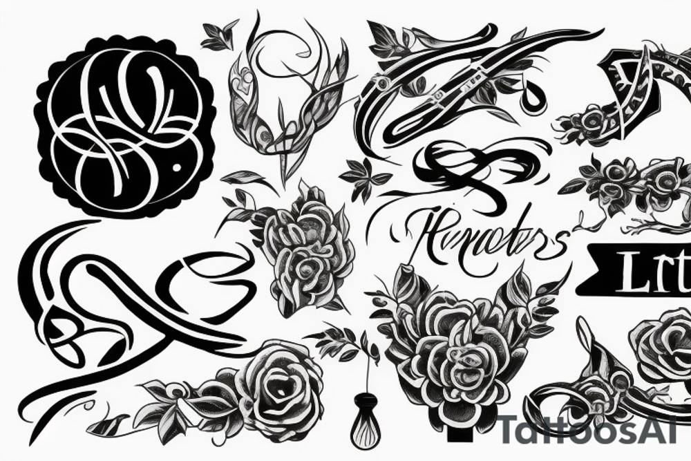 The following letters but intertwined:
JMR tattoo idea