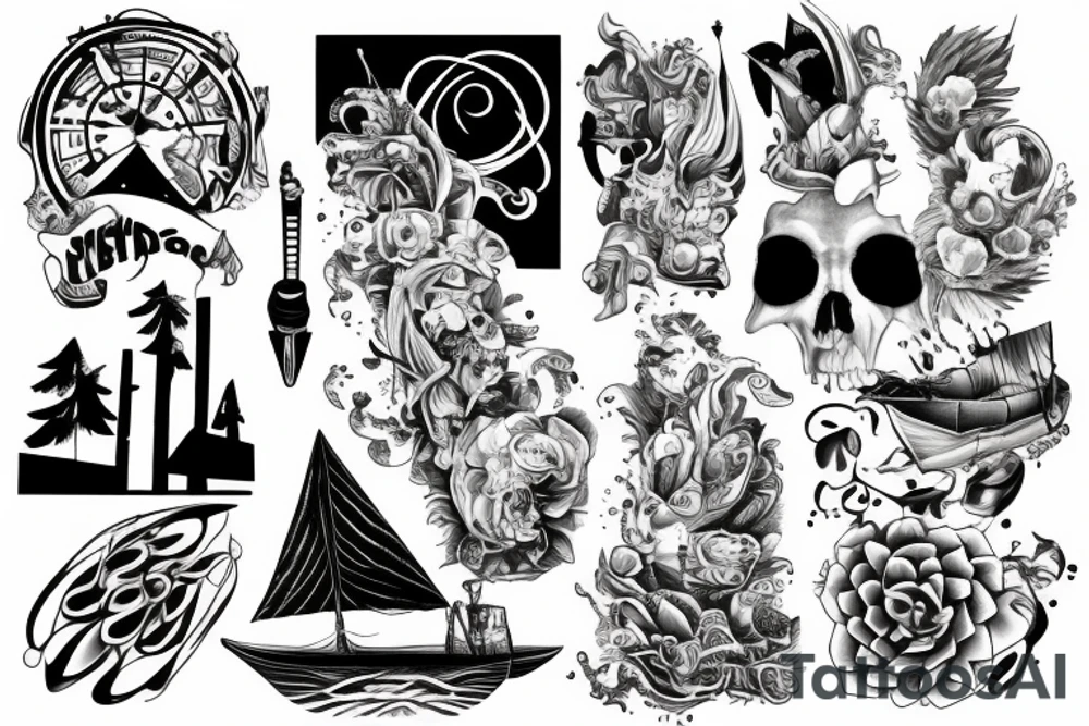 So we beat on, Boats against the current tattoo idea