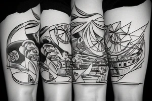 So we beat on, Boats against the current tattoo idea