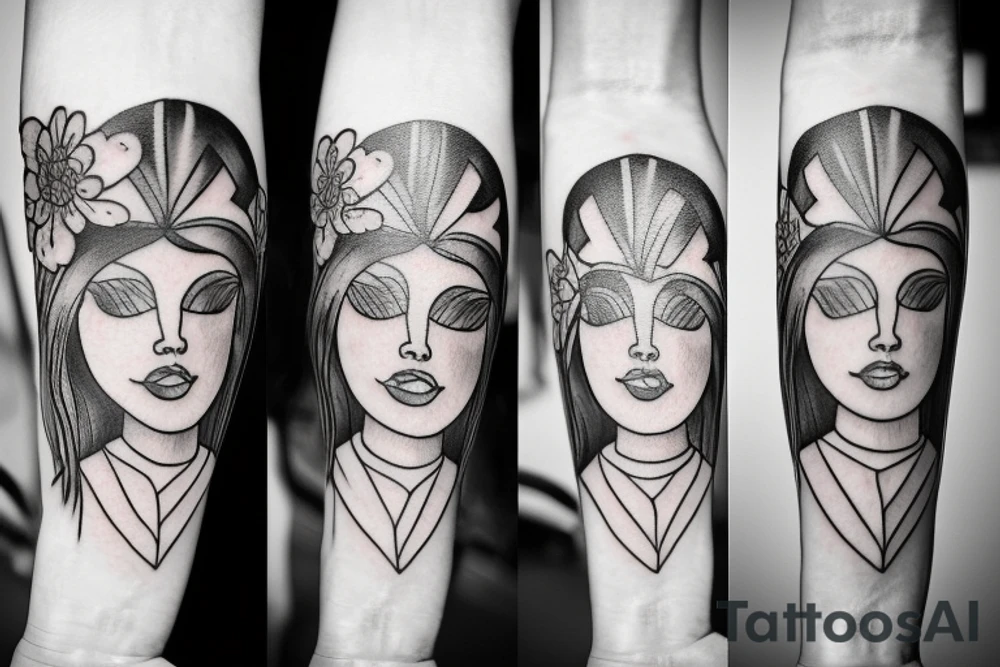 Tattoo for my daughters on my 
arm tattoo idea