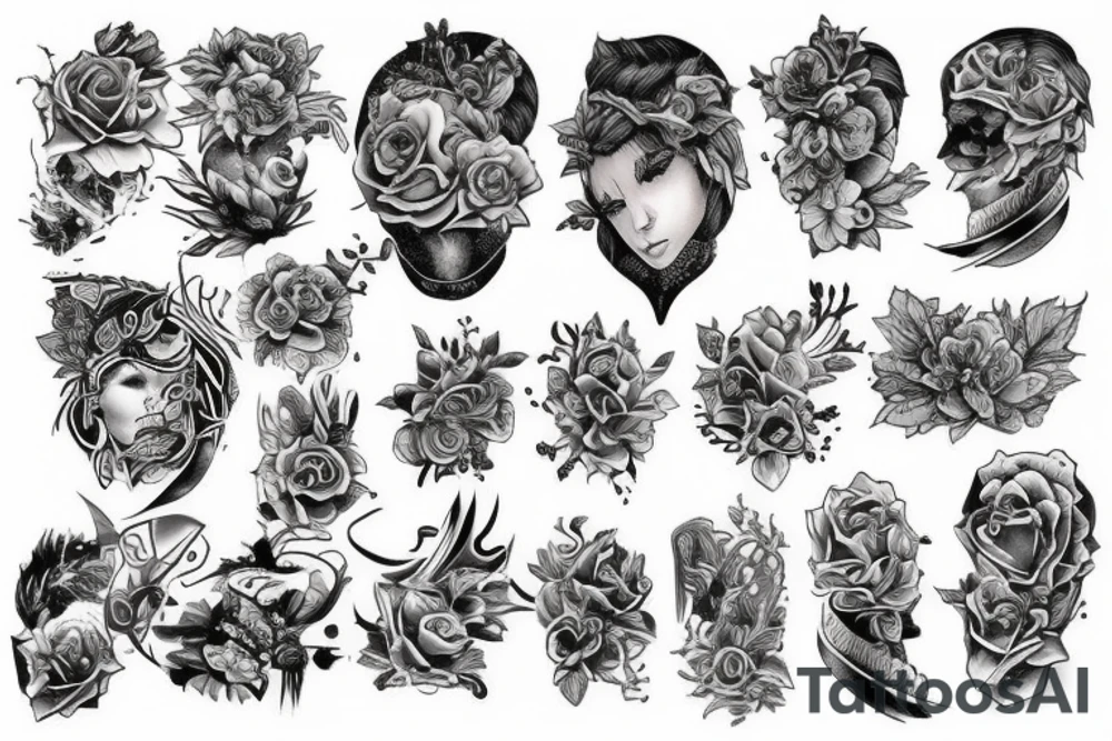 Sleeve tattoo tattoo idea