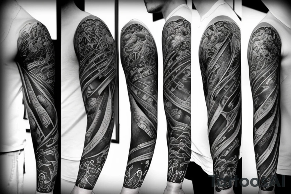 Sleeve tattoo tattoo idea