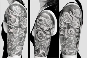 Sleeve tattoo for women mechanics tattoo idea