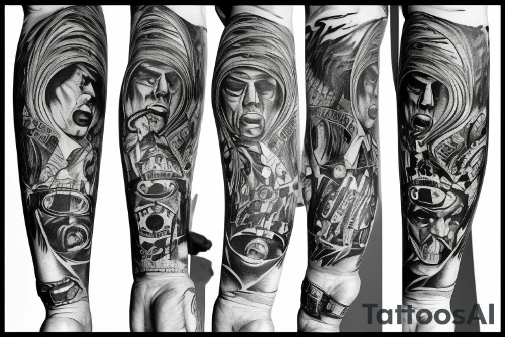 1967 Lincoln Continental tattoo for arm tattoo idea