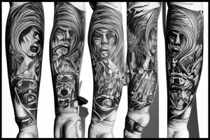 1967 Lincoln Continental tattoo for arm tattoo idea