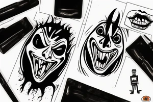 Scream Mask from the movie scream tattoo idea