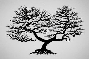bonsai tree tattoo idea