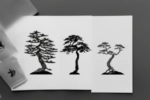 bonsai tree tattoo idea