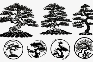 bonsai tree tattoo idea