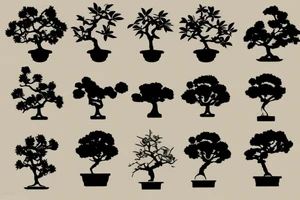 small, cute bonsai tree tattoo idea