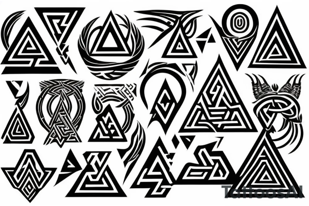 valknut tattoo idea