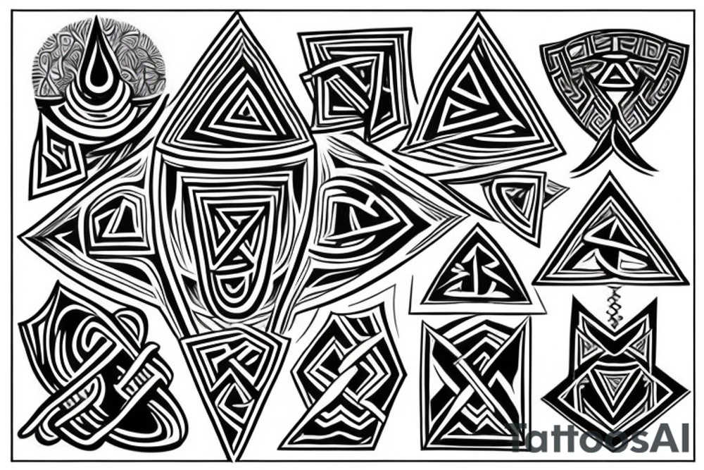 valknut tattoo idea