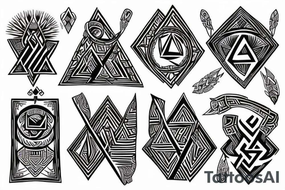 valknut tattoo idea