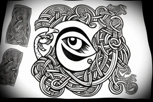 one eyed viking tattoo idea