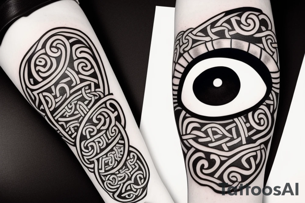 one eyed viking tattoo idea