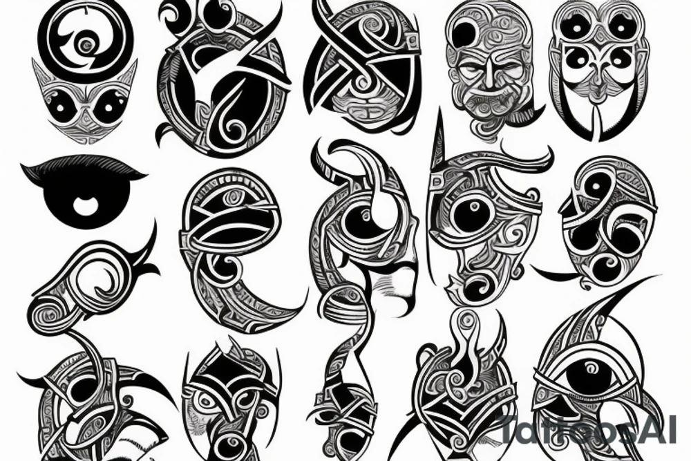 one eyed viking tattoo idea