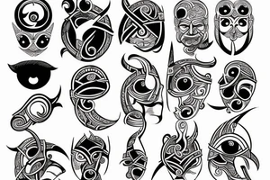 one eyed viking tattoo idea