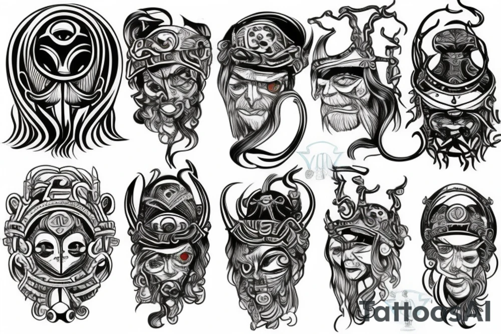 one eyed viking tattoo idea