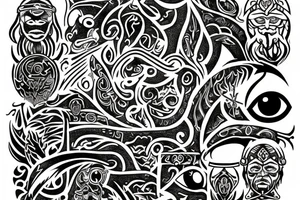 one eyed viking tattoo idea