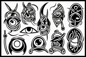 one eyed viking tattoo idea